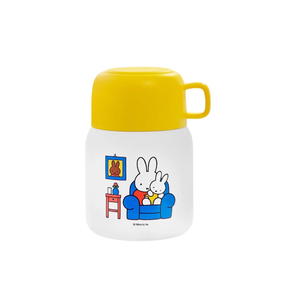 Snapware 580ml Thermal Flask with Cup Lid & Foldable Spoon - Miffy